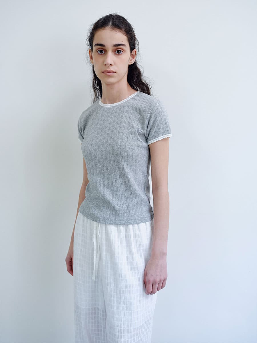 TIR FLORAL LACE T-SHIRT_GREY — vue 7