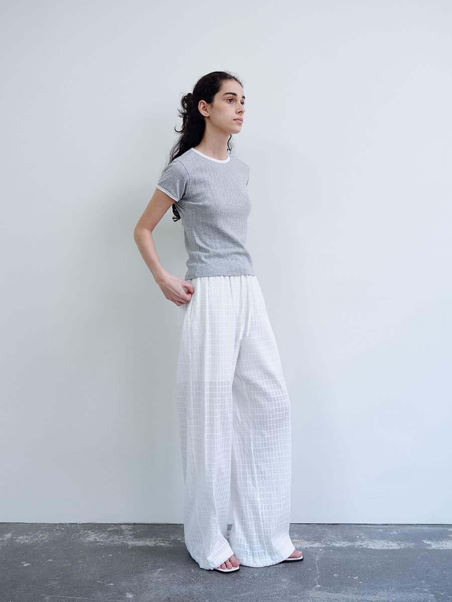 TIR FLORAL LACE T-SHIRT_GREY — vue 10