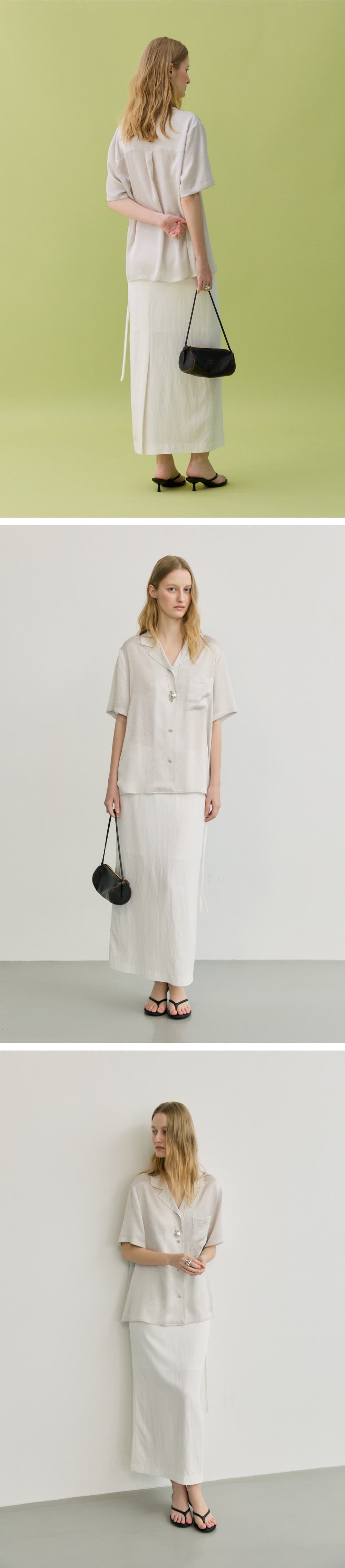 PEARL HALF SHIRT - LIGHT SILVER — vue 5