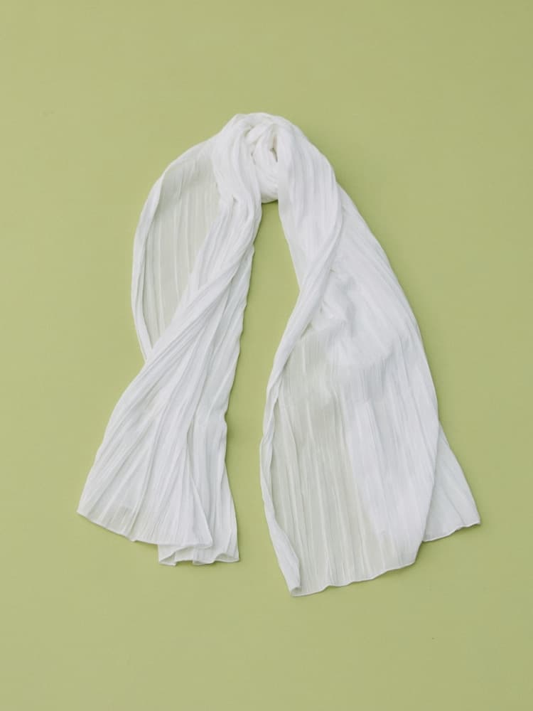 GLOSS MUFFLER - WHITE — vue 1