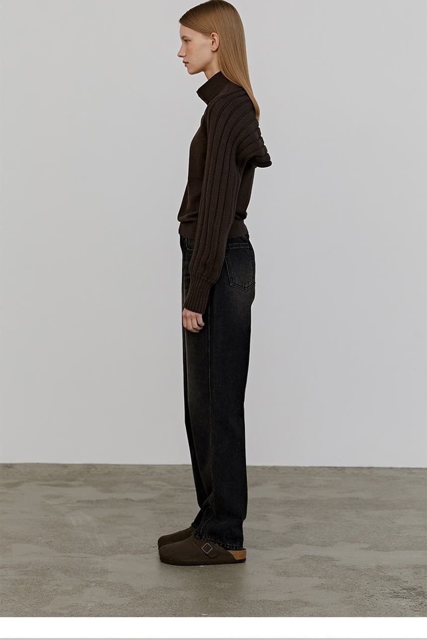 Button Sleeveless Bolero Set (Brown) — vue 7