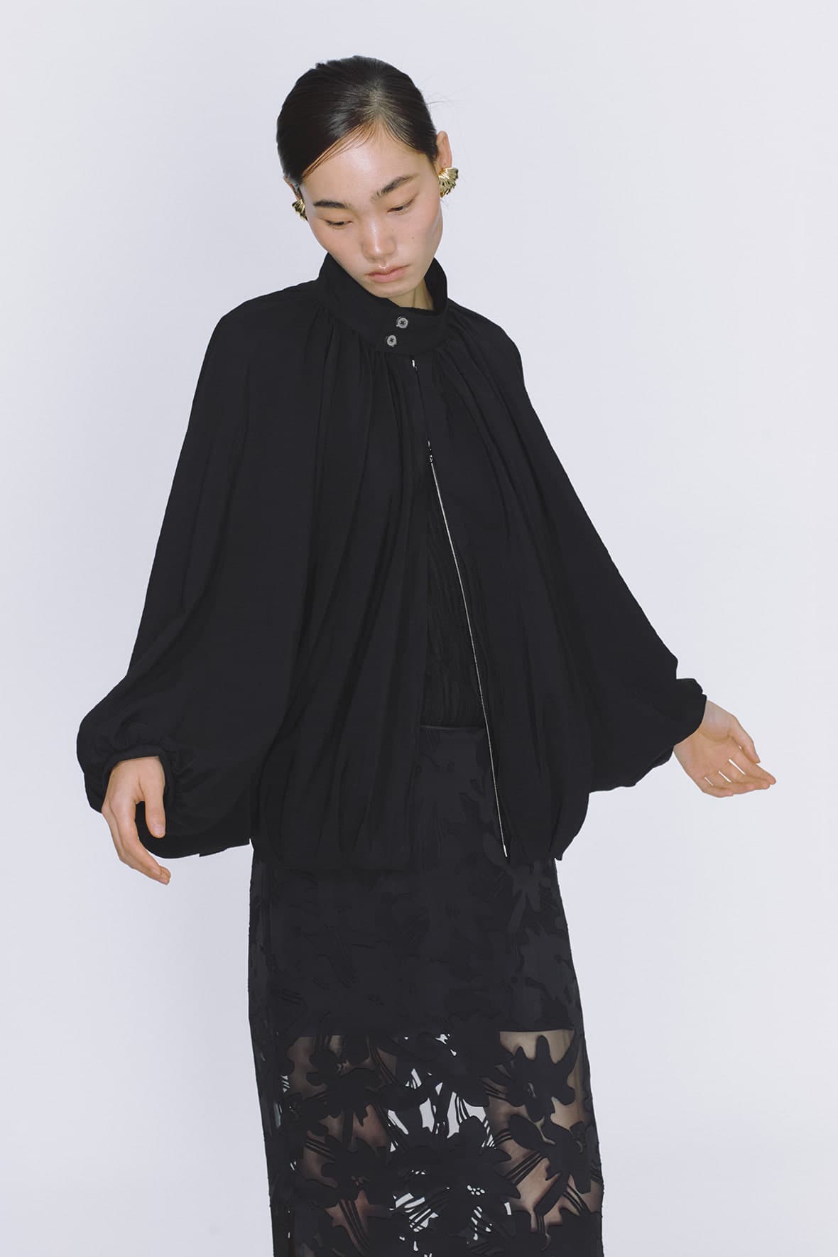 Balloon Hem Herrington Jacket — vue 7