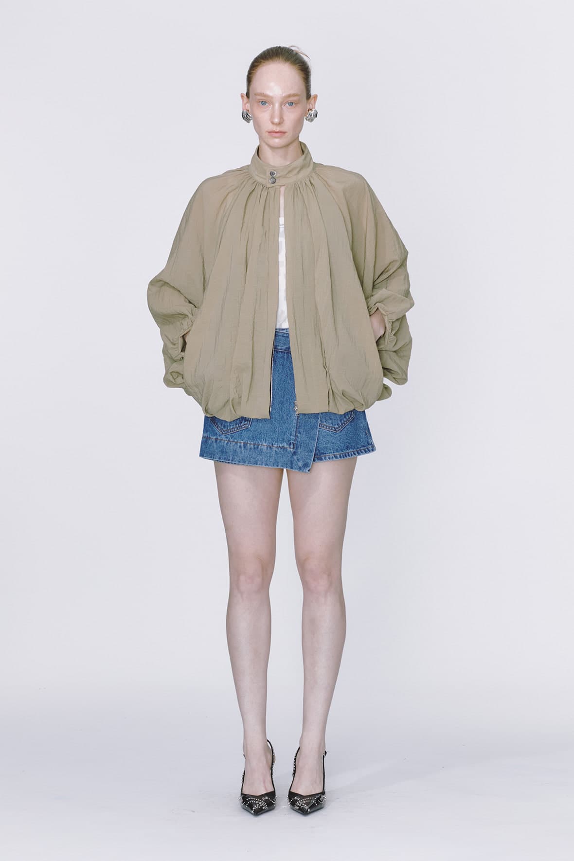 Balloon Hem Herrington Jacket — vue 3