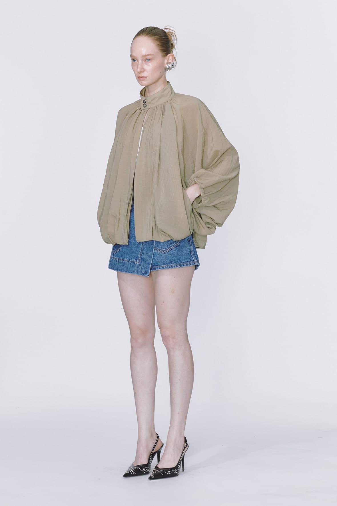 Balloon Hem Herrington Jacket — vue 4