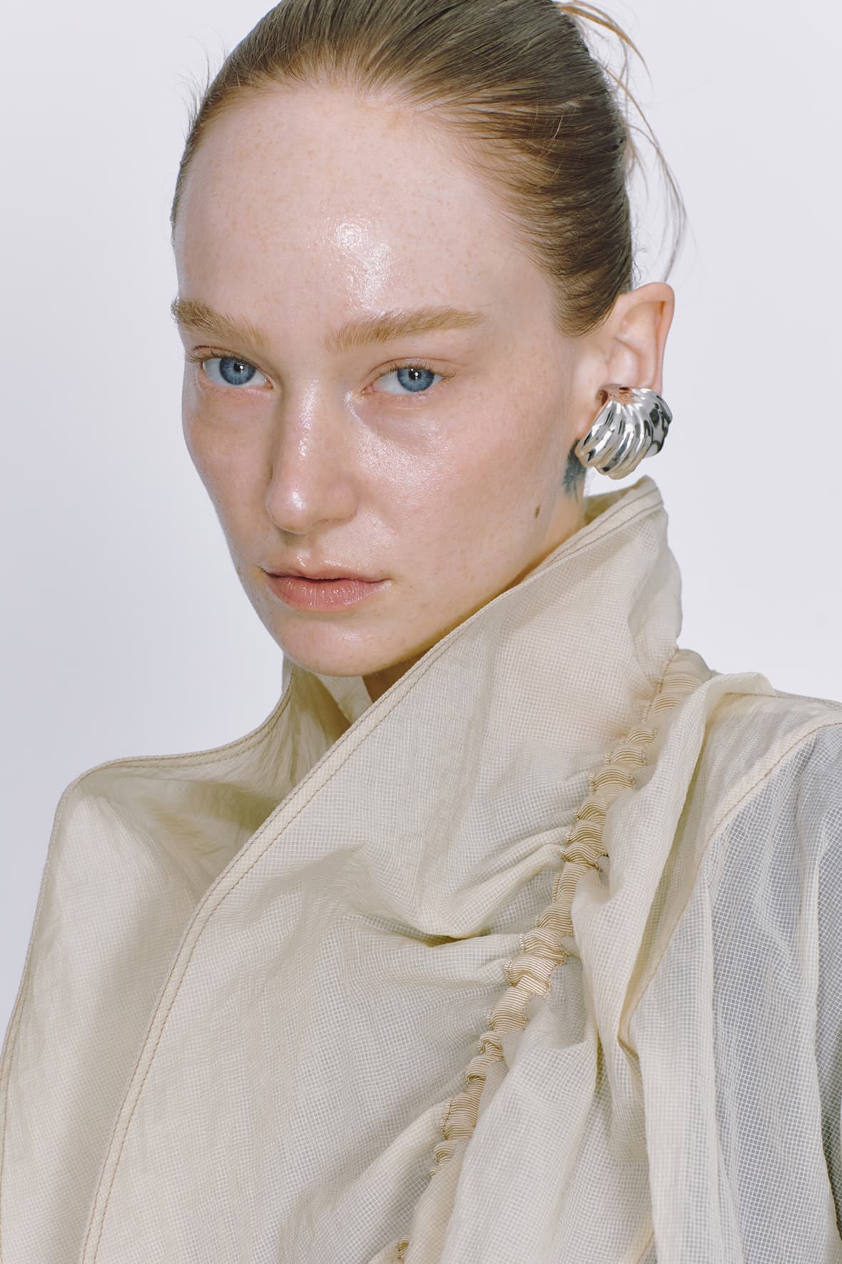Oversized Drawstring Shawl Collar Jumper — vue 7