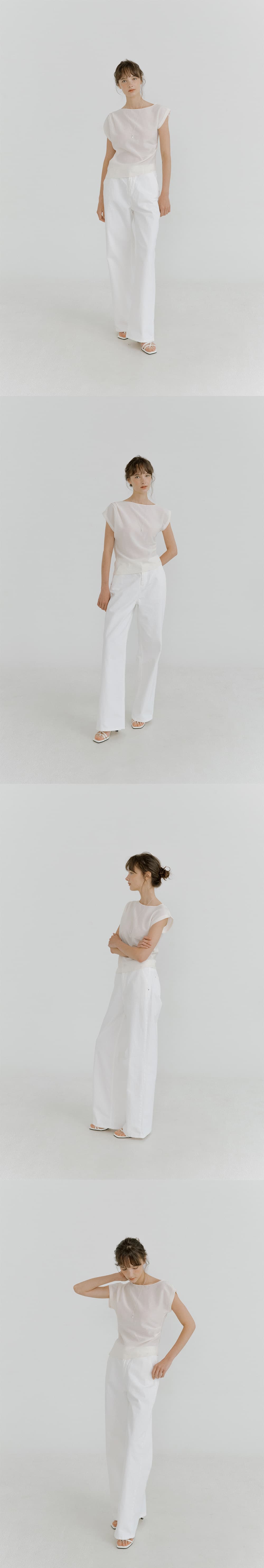 dolman pin tuck blouse (cream) orc 6082 — vue 6