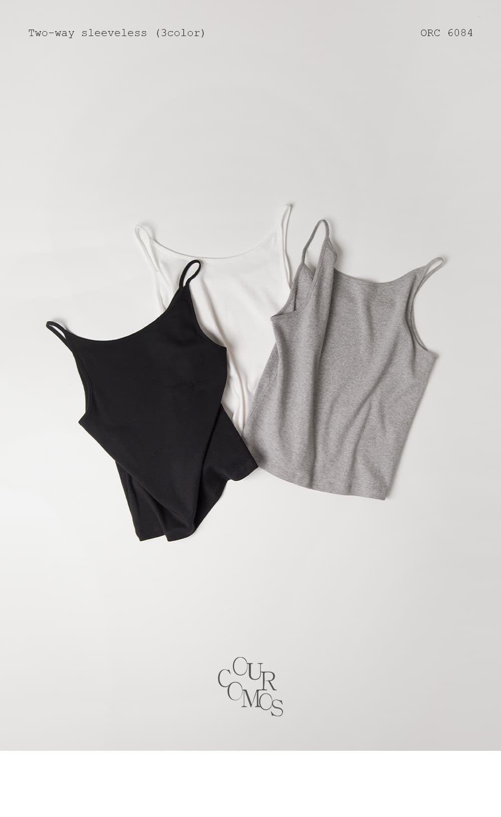 two-way sleeveless (3color) orc 6084 — vue 4