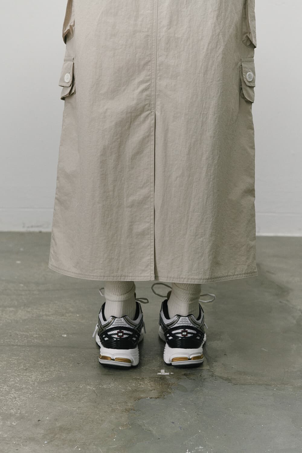 Utility cargo skirt - Beige — vue 10