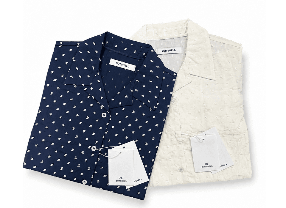 Dot opencollar shirts - Blue — vue 9