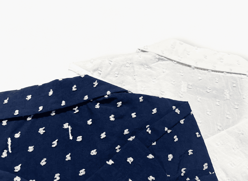 Dot opencollar shirts - Ivory — vue 10