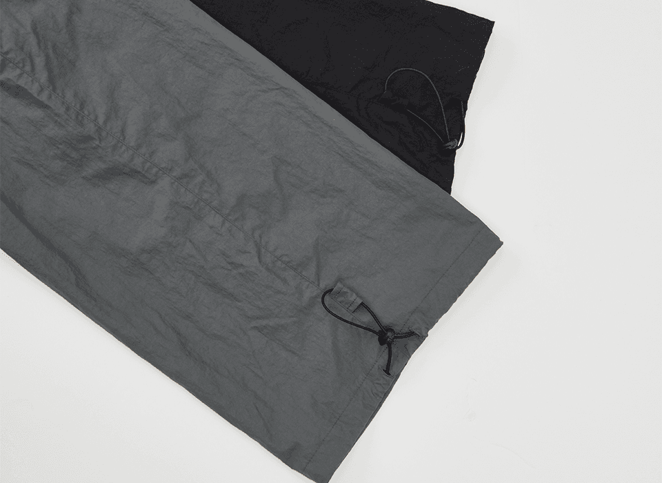 Binding out-pocket track pants - Dark gray — vue 10