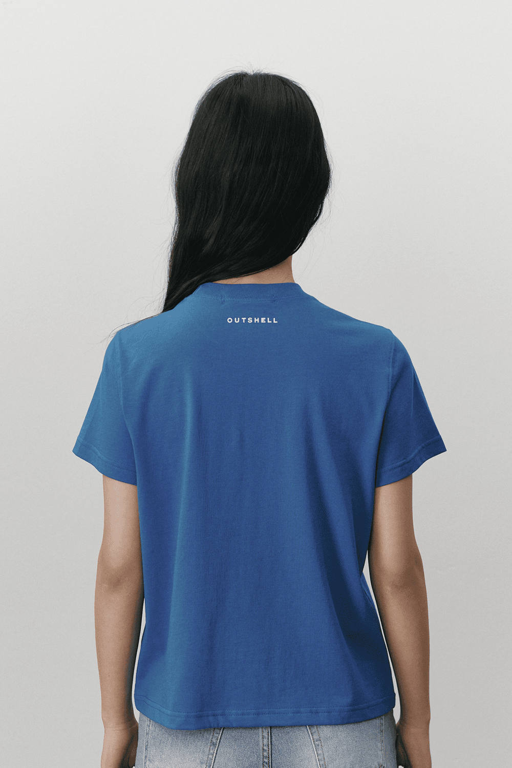 Supima cotton standard T shirts - Blue — vue 8