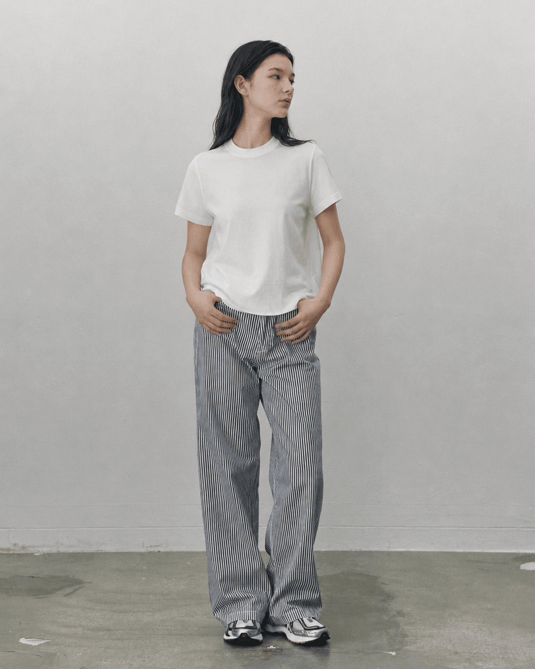 Supima cotton standard T shirts - White — vue 2