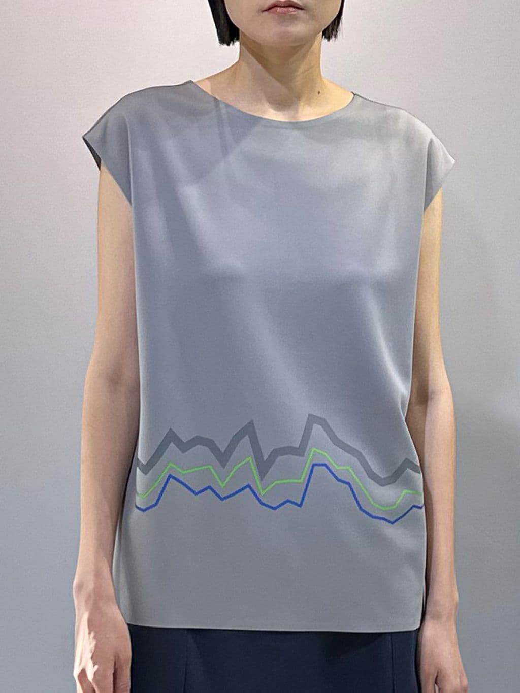 Climate Bottom Graphic Sleeveless (Gray) — vue 1