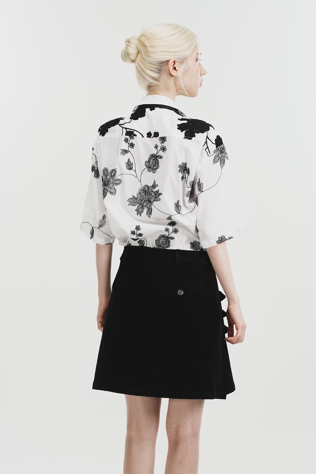 Unbalance Flower Half Shirt — vue 2