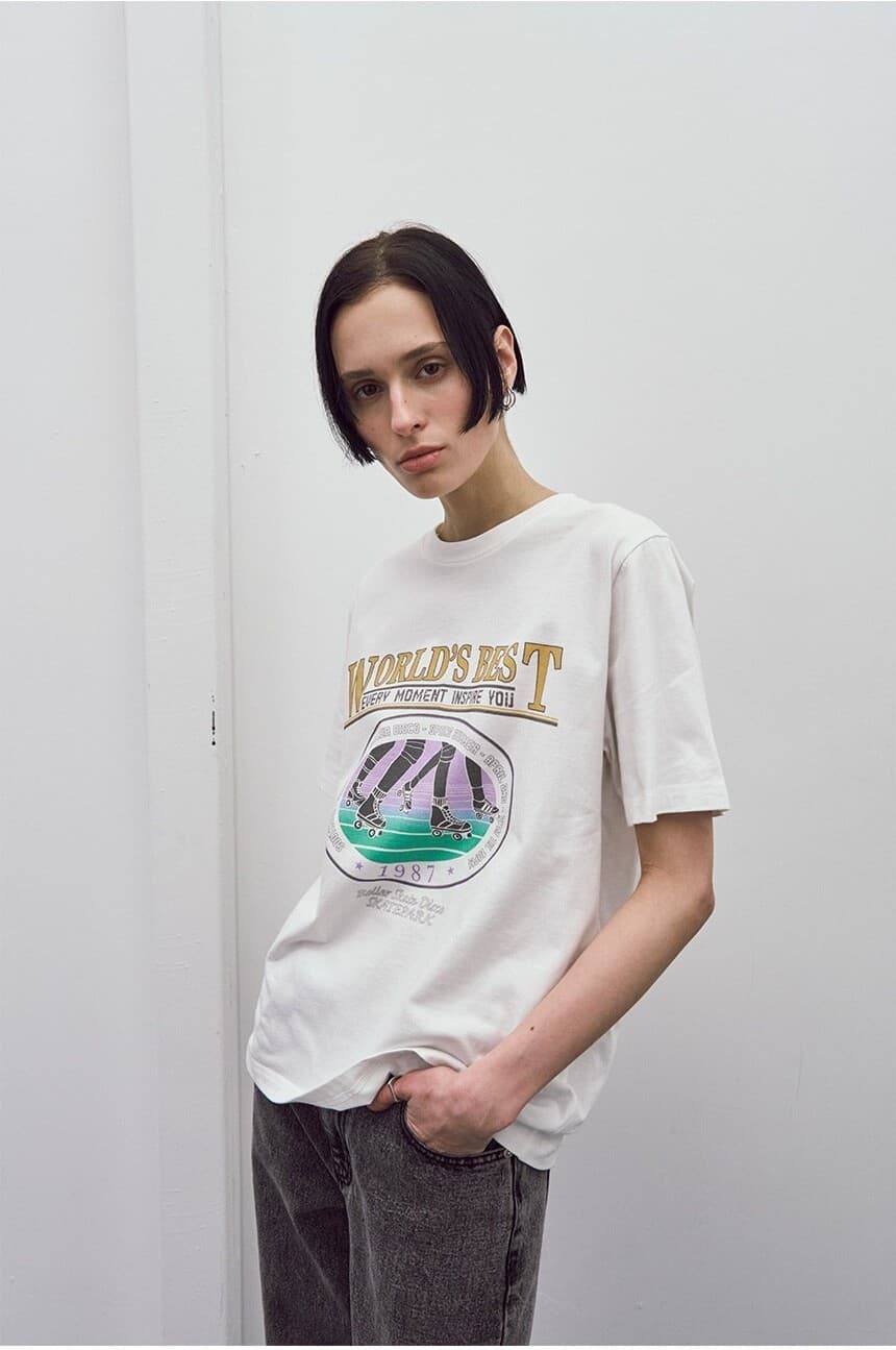 Oversized World Best Print T-shirt — vue 11