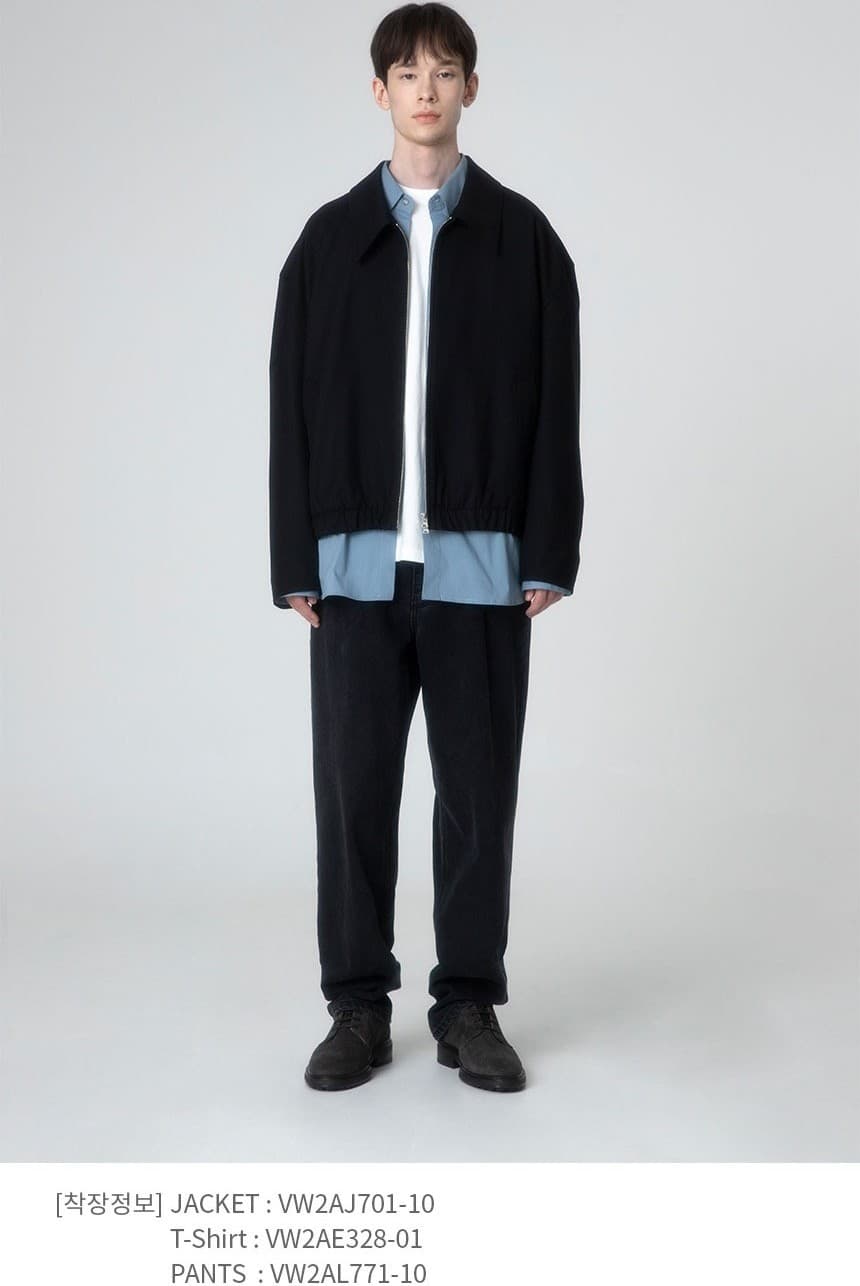 (MAN) Basic Over Fit Shirt in Blue — vue 9