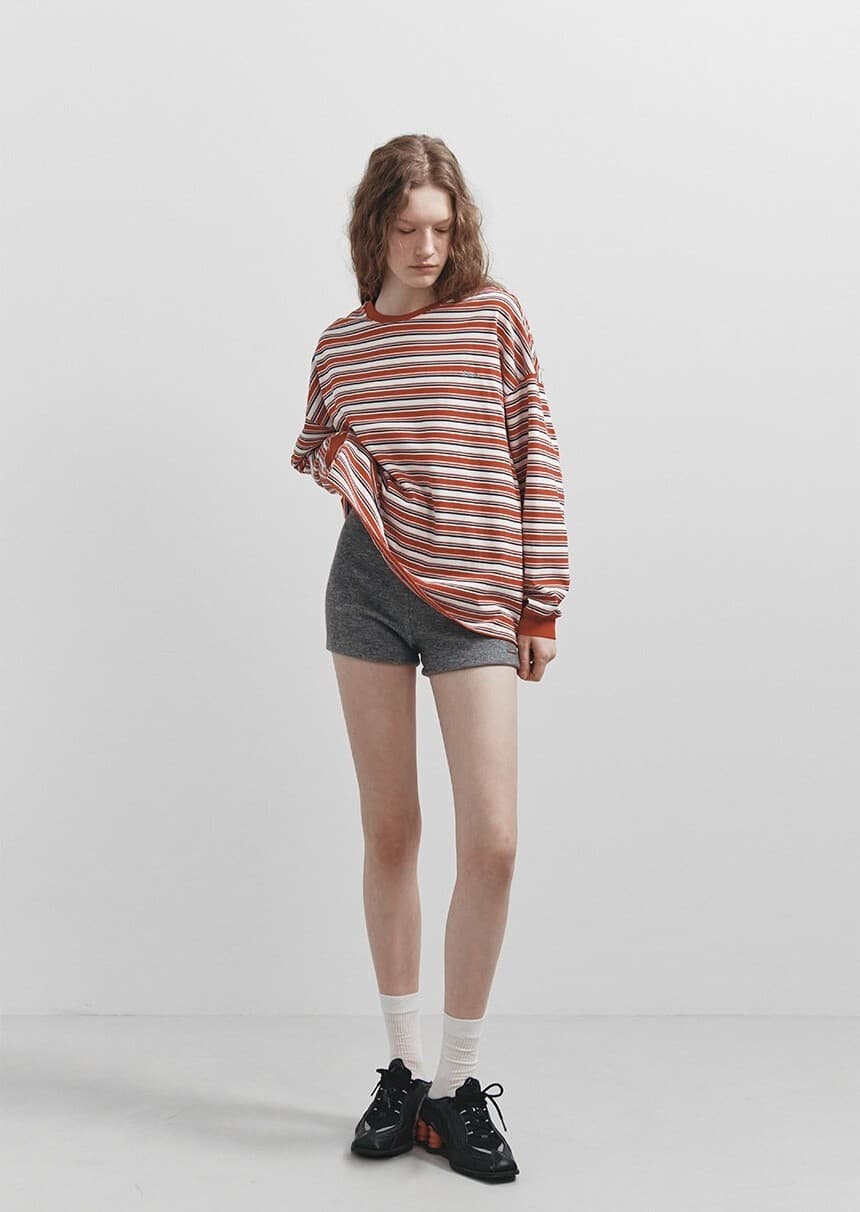 Stripe Overfit Long Sleeve T-shirt — vue 10