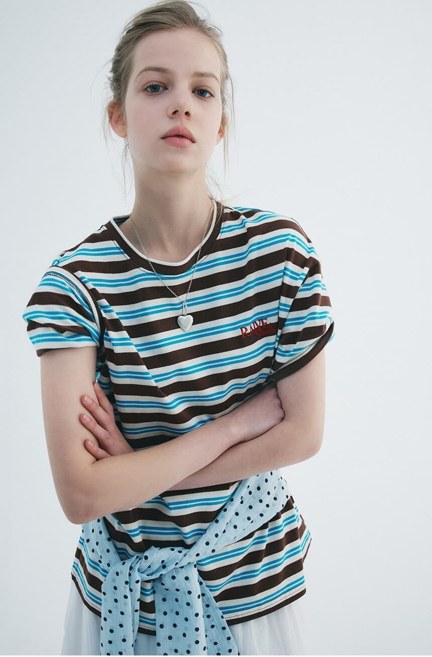 Stripe Oversized T-shirt — vue 7
