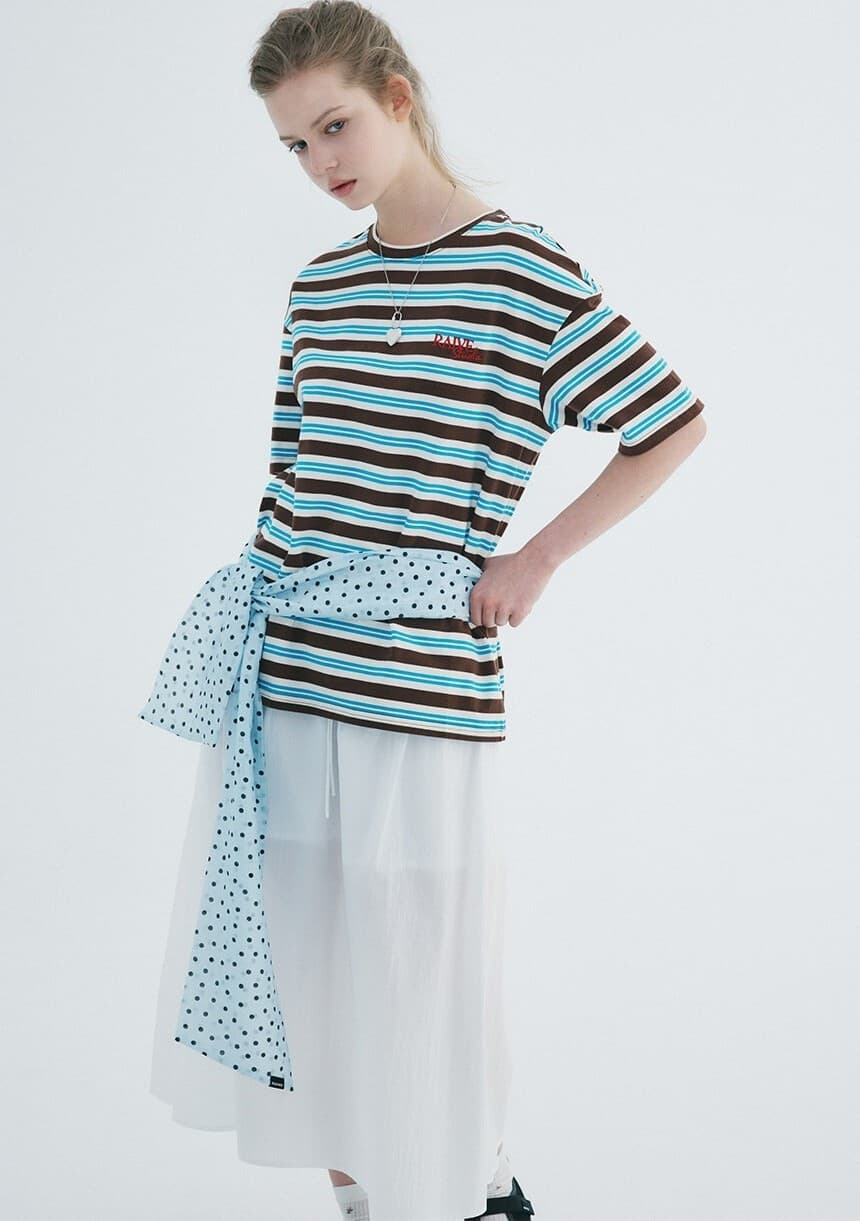 Stripe Oversized T-shirt — vue 9