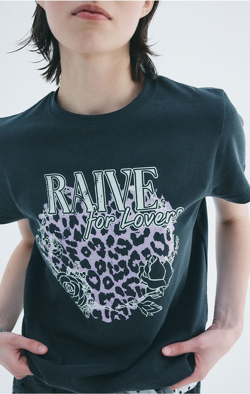 Love Leopard Graphic T-shirt — vue 8