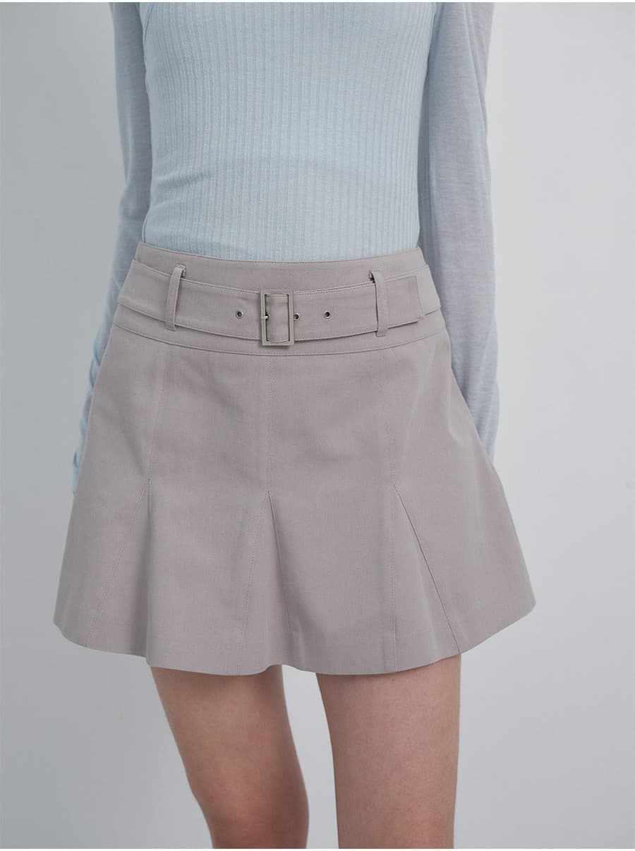 Belt Detail Mini Skirt — vue 8