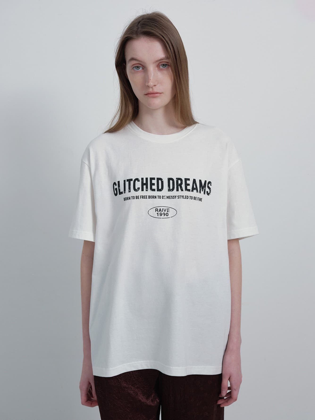 Glitched Dreams Lettering T-shirts — vue 2