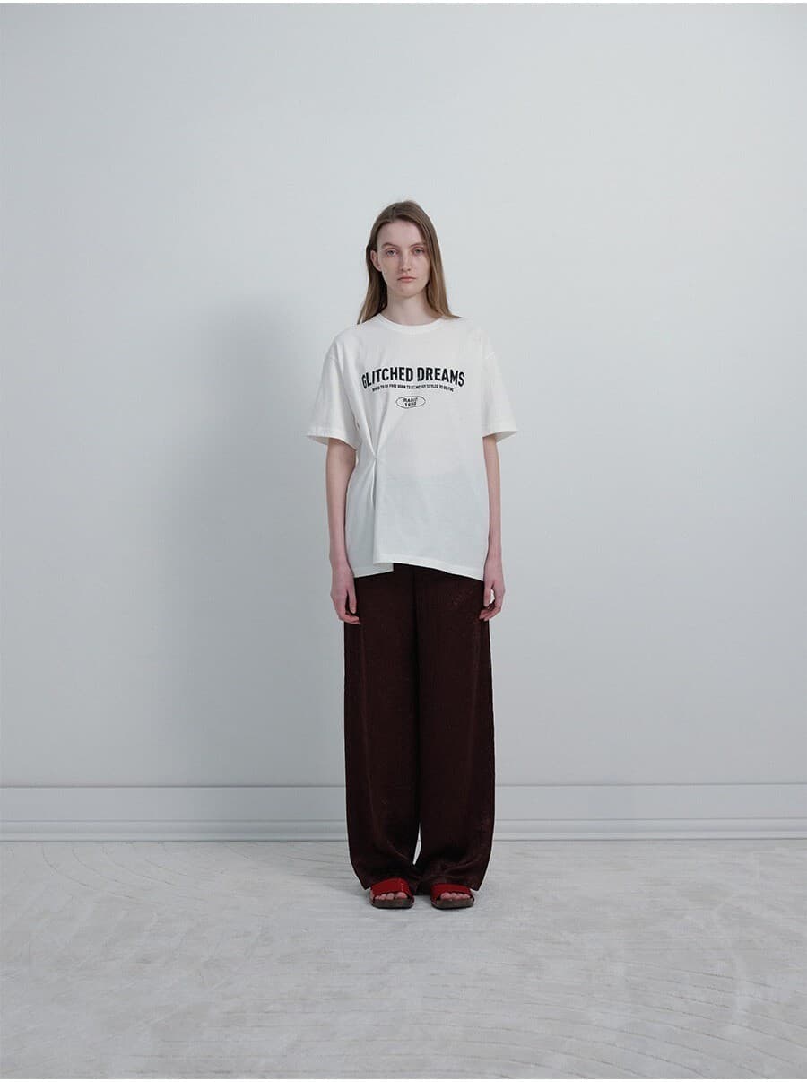 Glitched Dreams Lettering T-shirts — vue 9