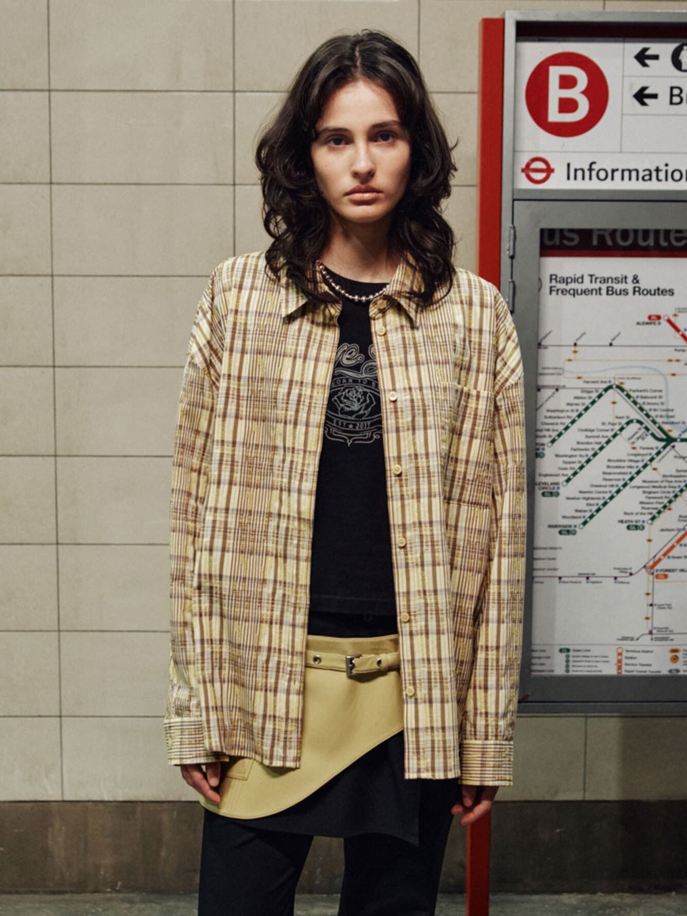Oversized Check Texture Shirts — vue 2