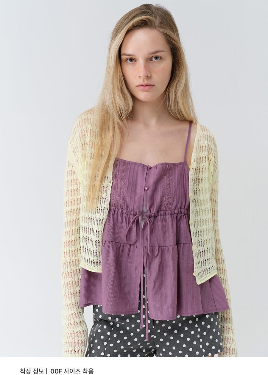 Pintuck Lace Bustier Blouse — vue 7