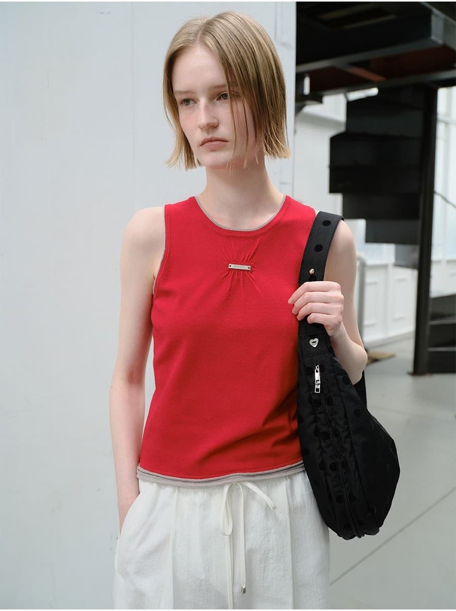 Layered Sleeveless Knit — vue 9