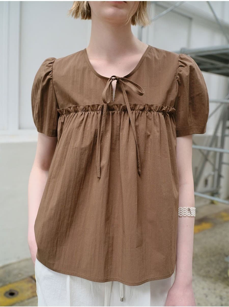 Shirring Detail Blouse — vue 7