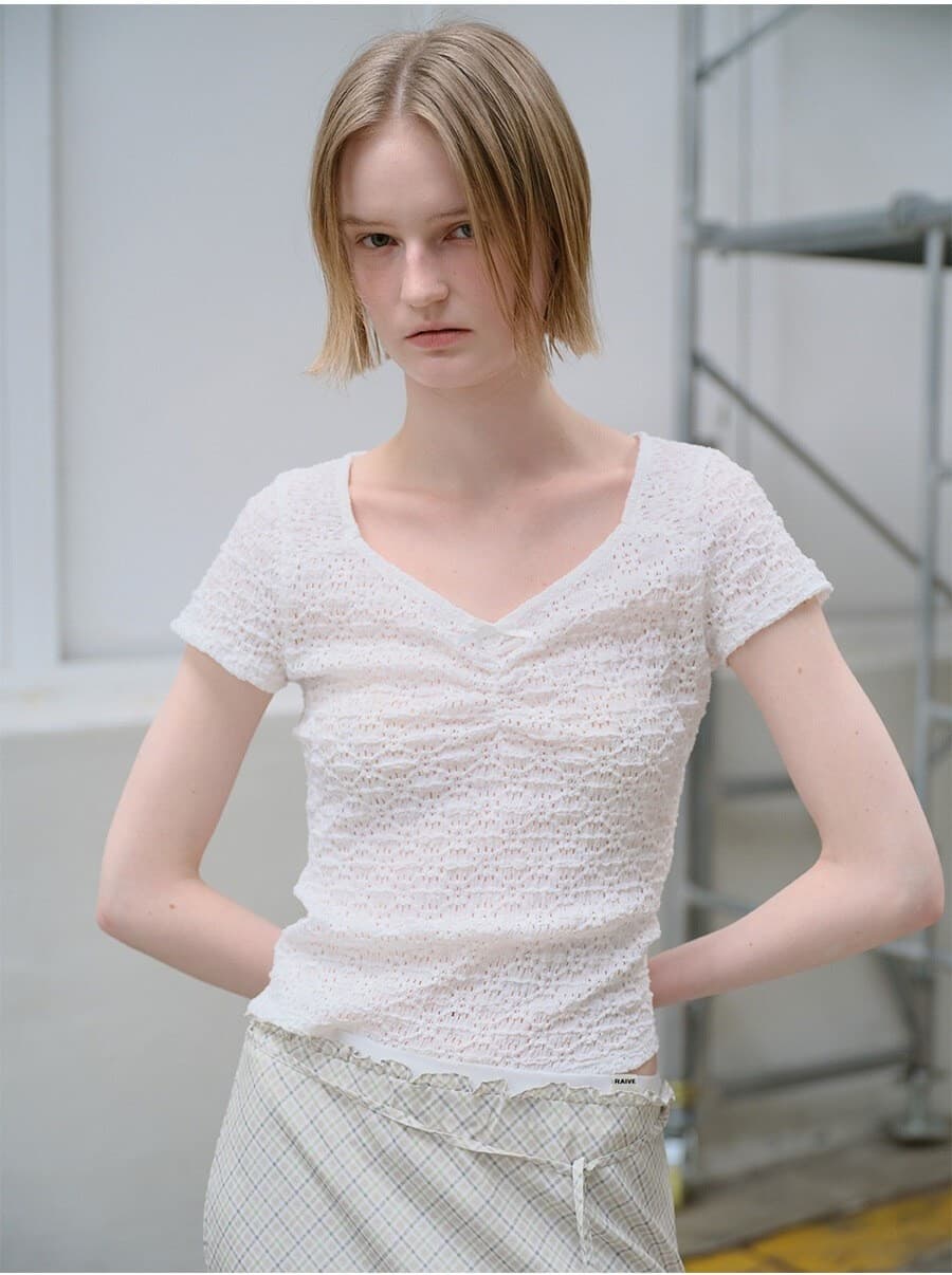 Lace Ribbon Top — vue 10