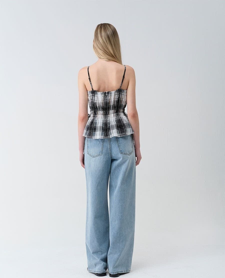 Eyelet Point Denim Pants — vue 8