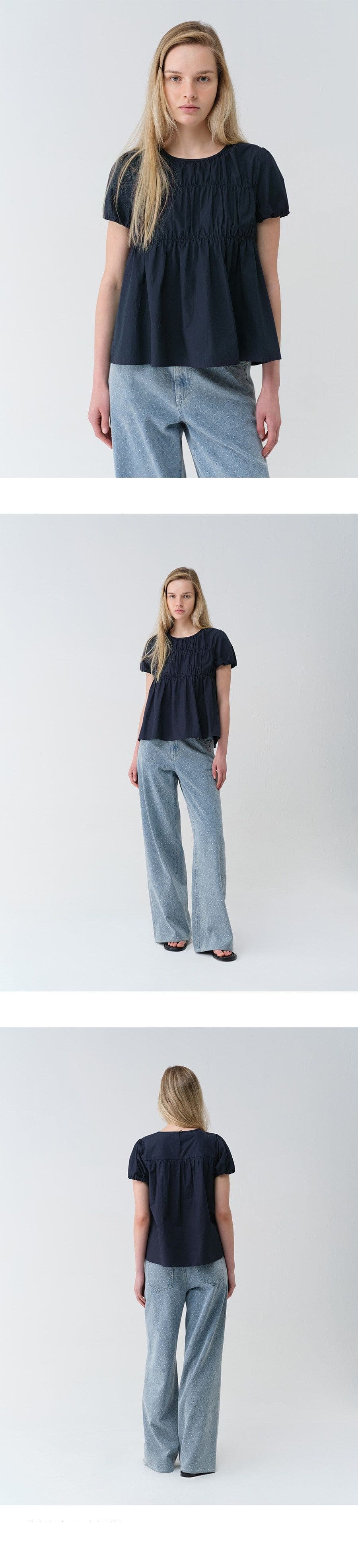 Banding Volume Blouse — vue 6