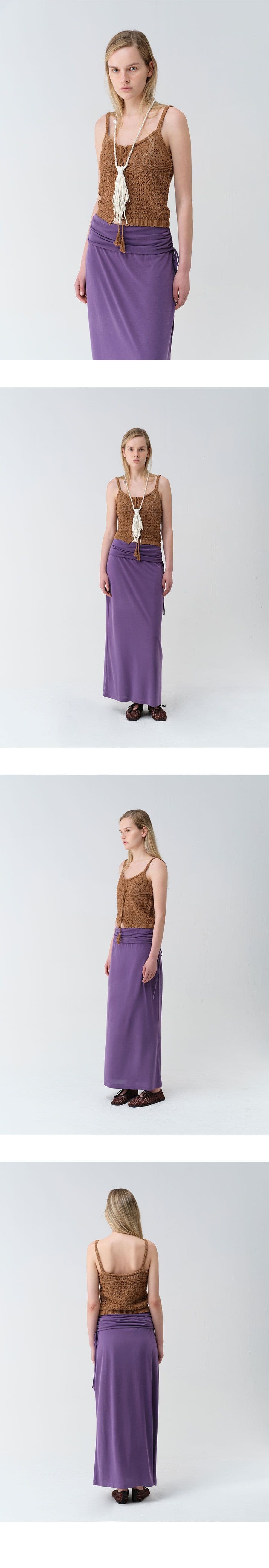 Lace-up Crochet Knit — vue 5
