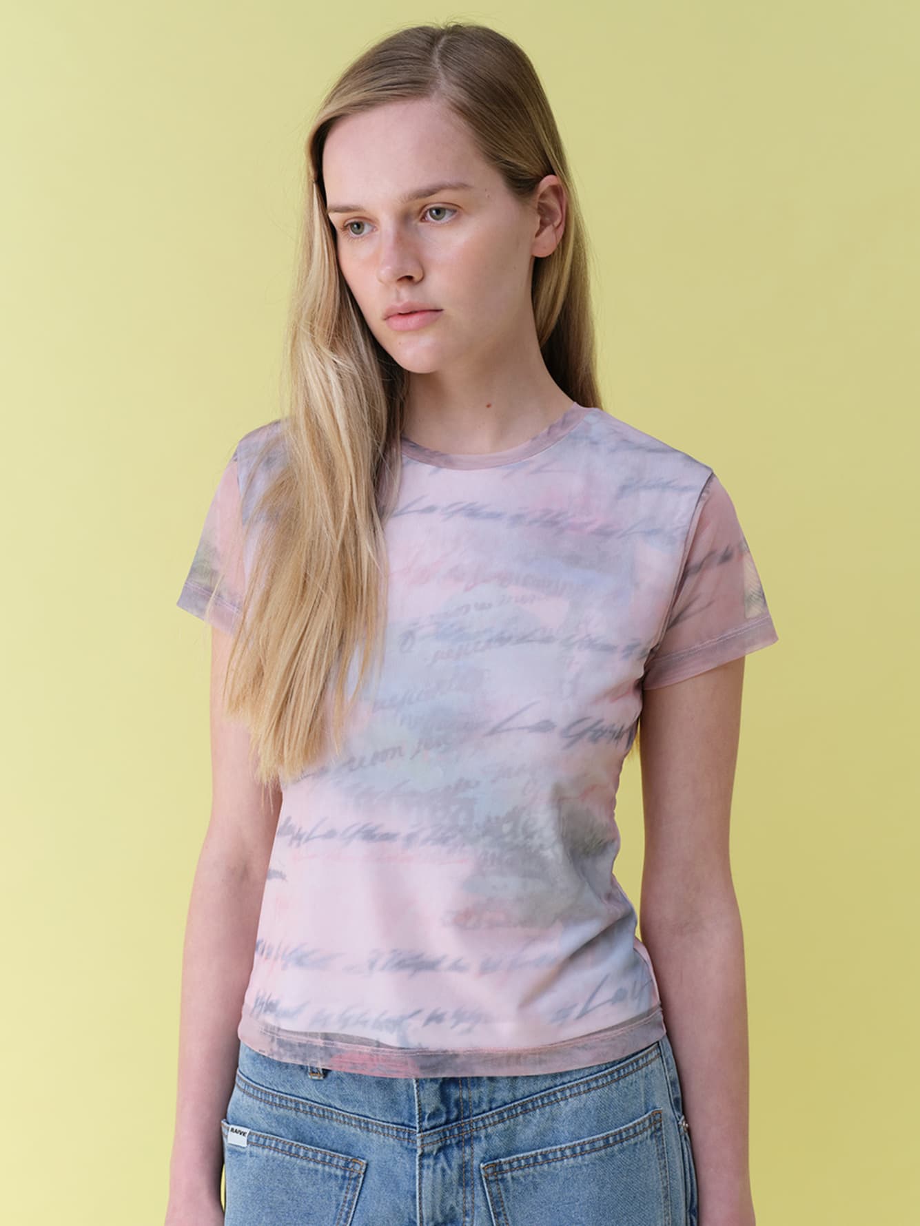 Mesh Print Top — vue 2