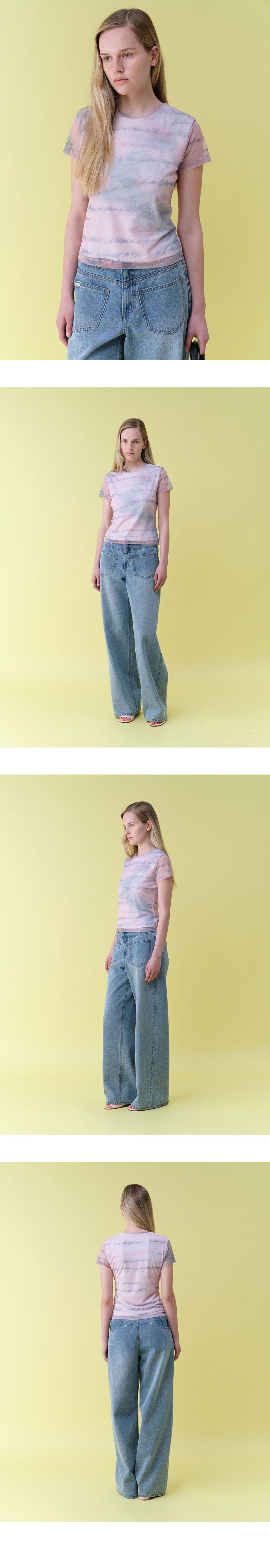 Mesh Print Top — vue 4