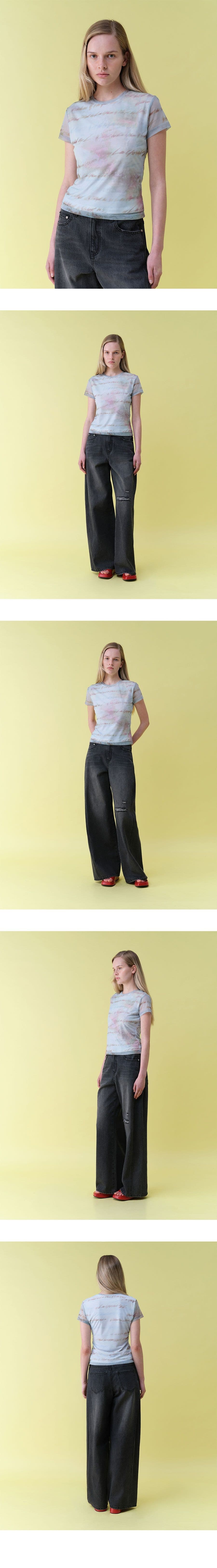 Mesh Print Top — vue 5