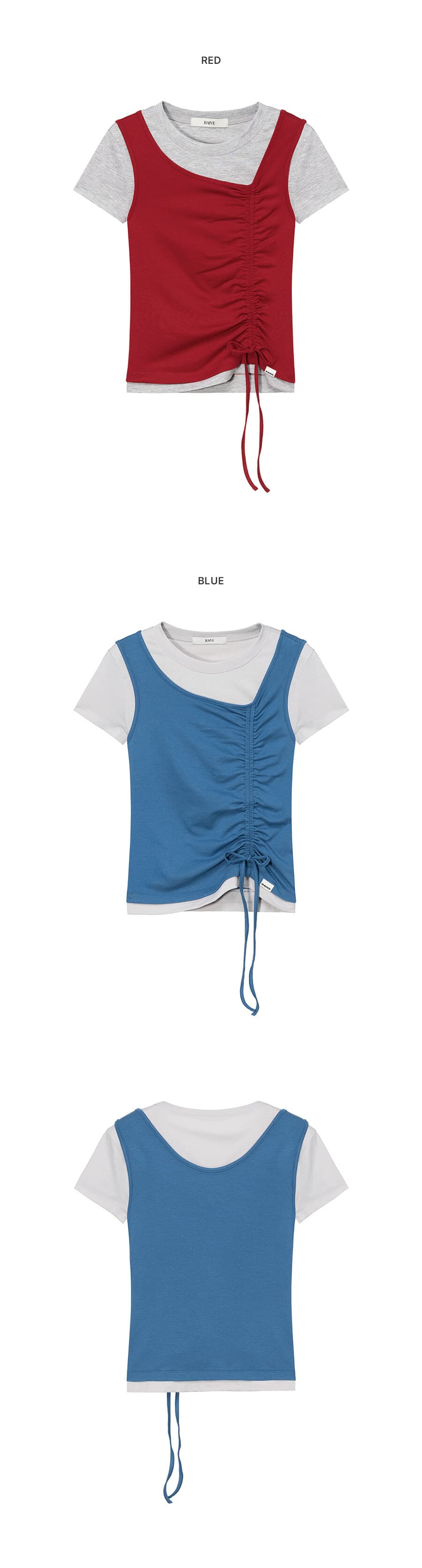 Layered Shirring String Top — vue 6