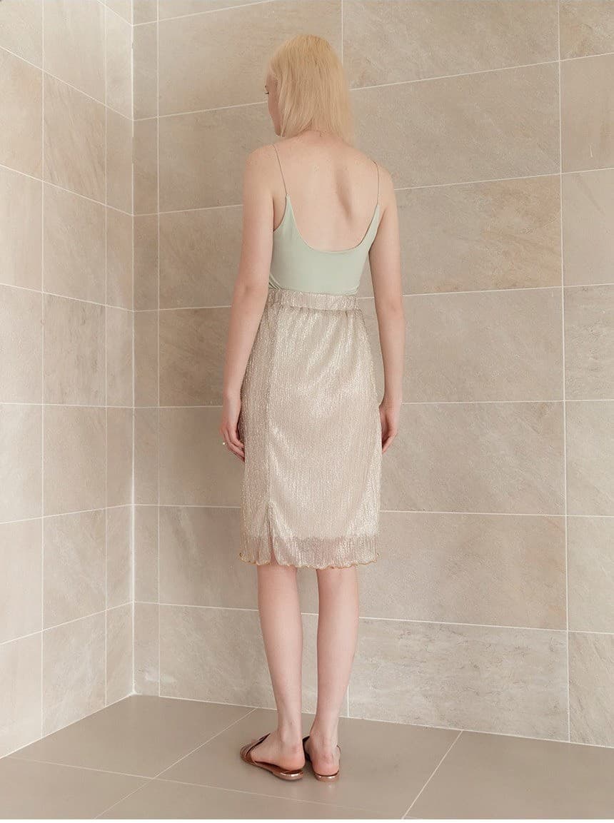 Color Strap Sleeveless Top in Mint — vue 6