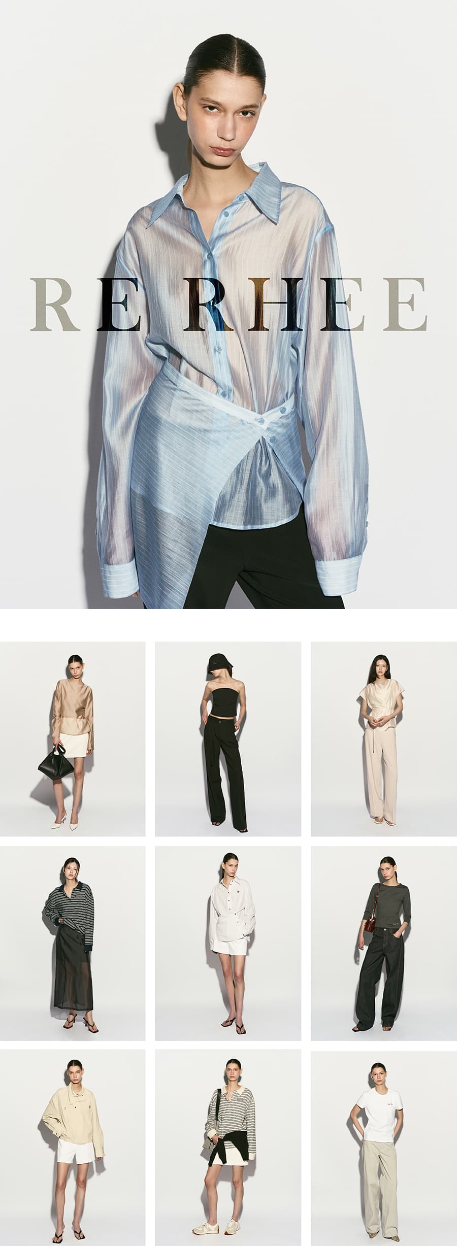 Sheer Cupro Shirts Beige — vue 2