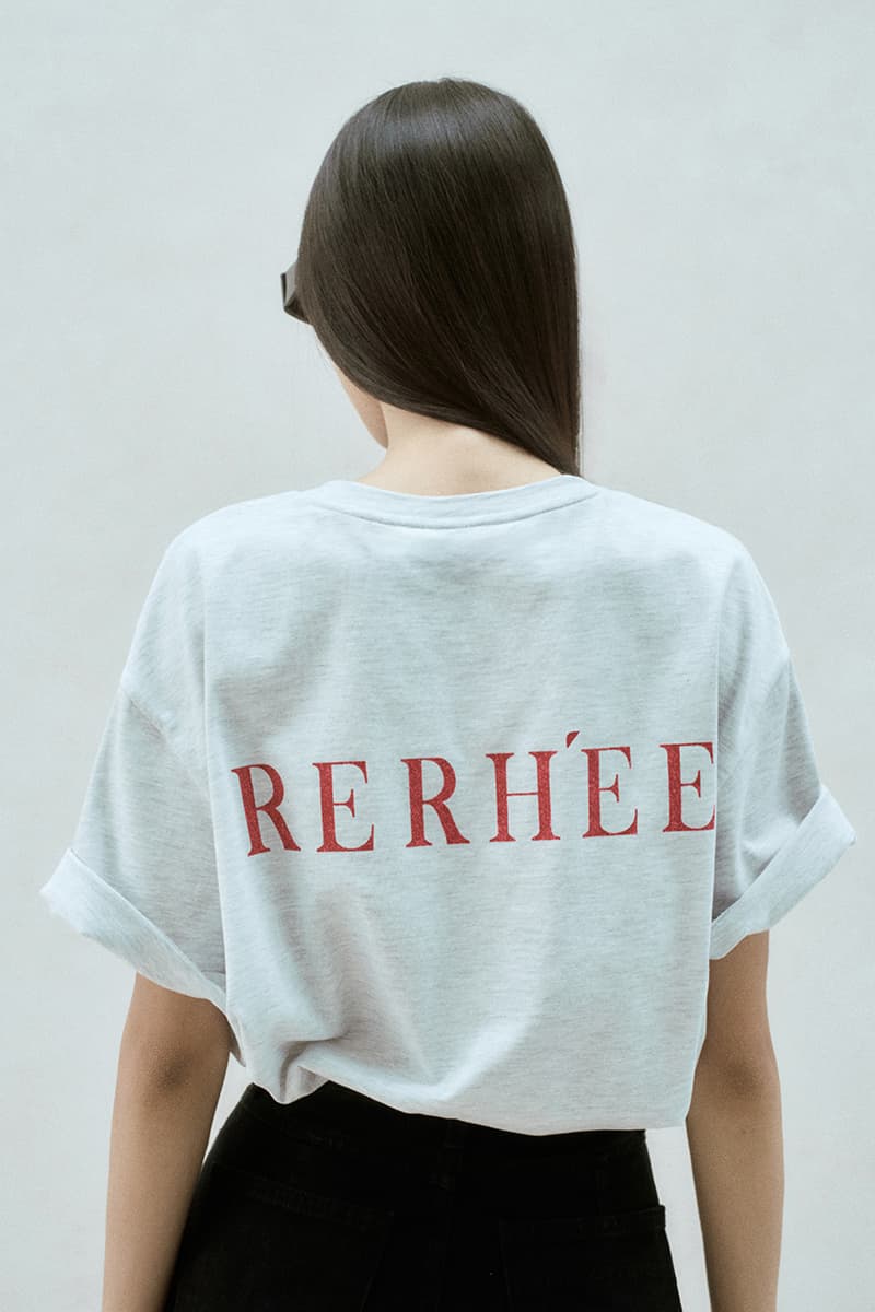 Logo Back Oversized T-Shirt Melange Gray — vue 5