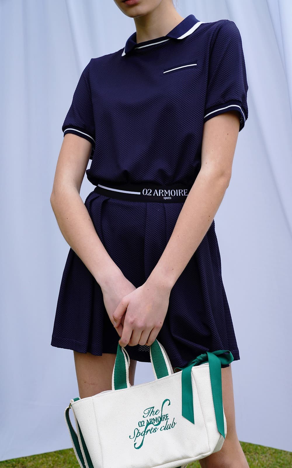 Arielle Skirt (Navy) — vue 4
