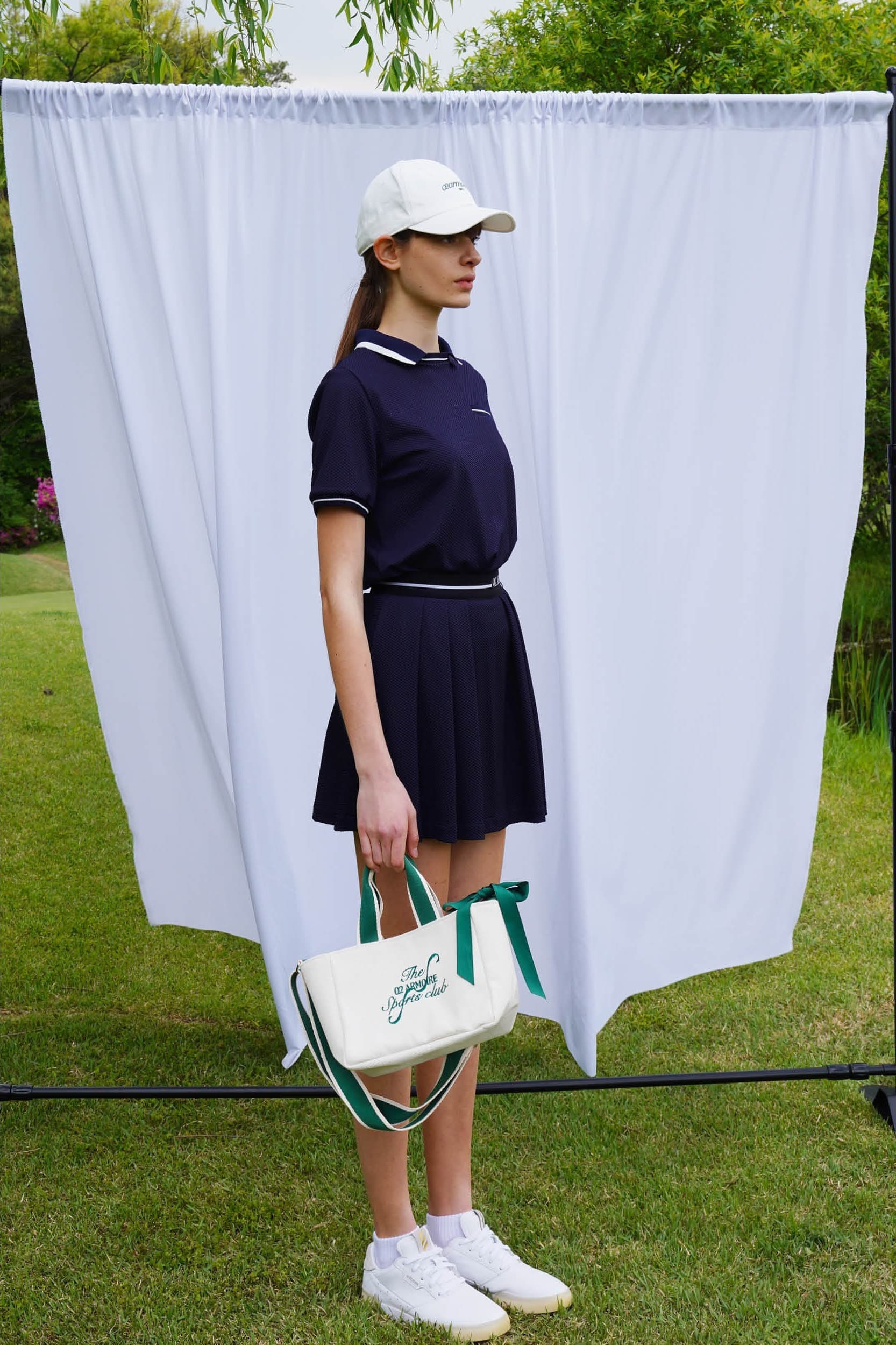 Arielle Skirt (Navy) — vue 10