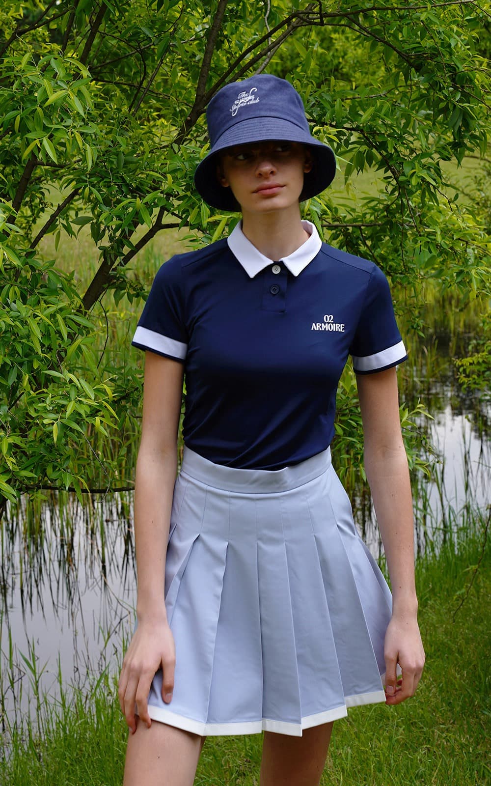 Rhea Skirt (Baby Blue) — vue 3