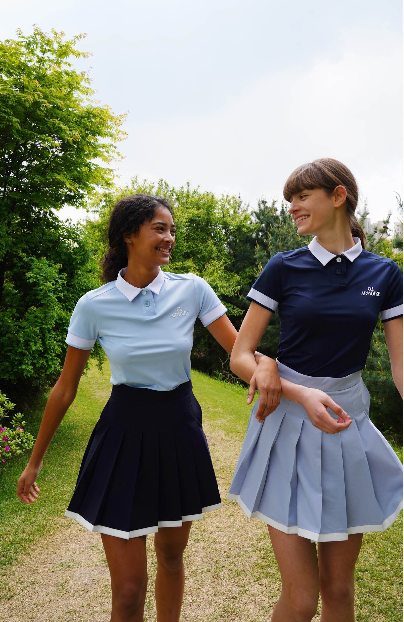 Rhea Skirt (Baby Blue) — vue 7