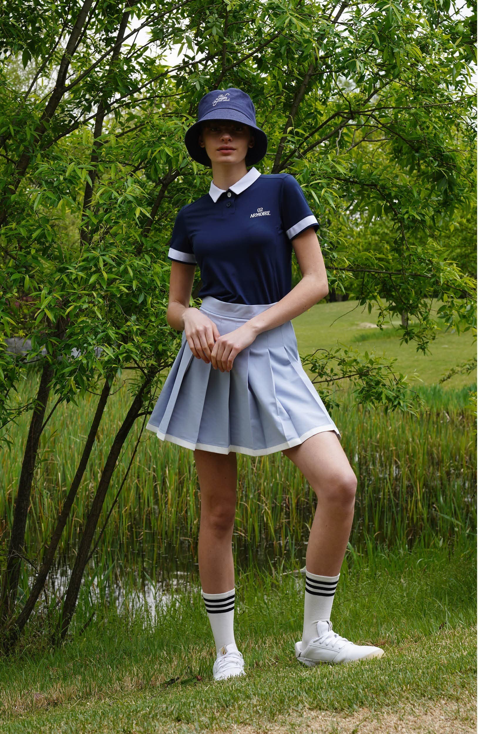 Rhea Skirt (Baby Blue) — vue 9