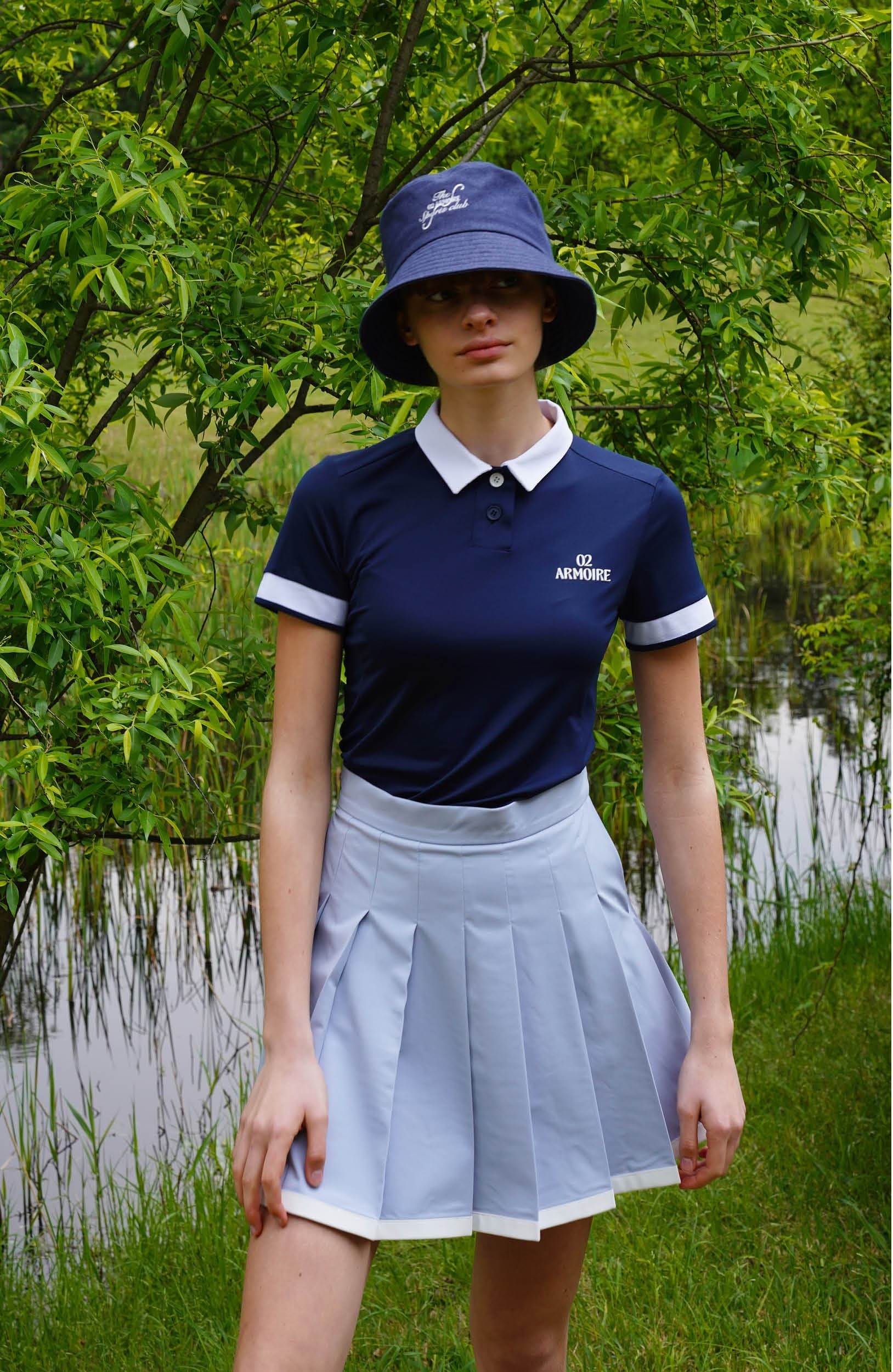 Rhea Skirt (Baby Blue) — vue 11