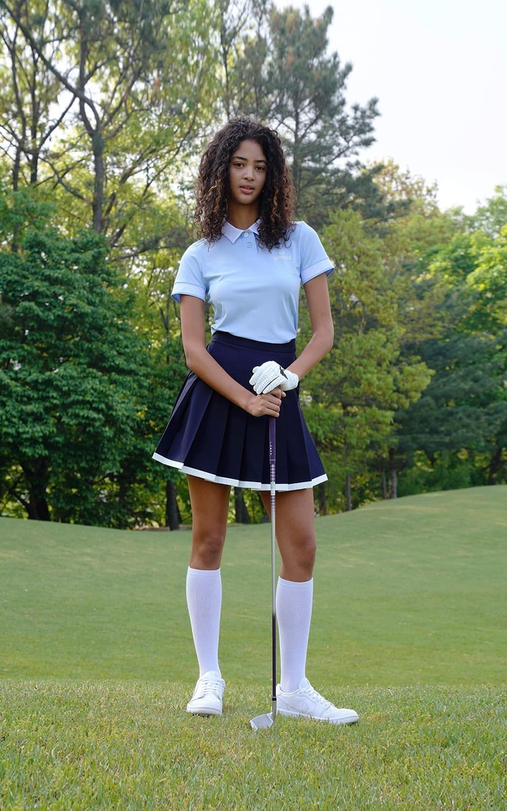 Rhea Skirt (Navy) — vue 1